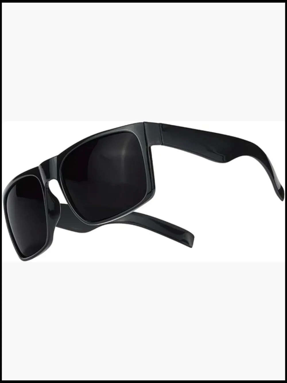 Super Dark Polarized Oversized Sunglasses Men XL Big Head Fit Wide Shades